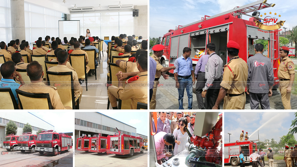 On-site Traning in Bangladesh for 3 units of Fire Truck